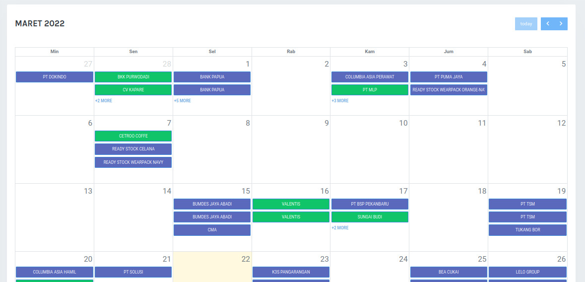 Web Developer Laravel